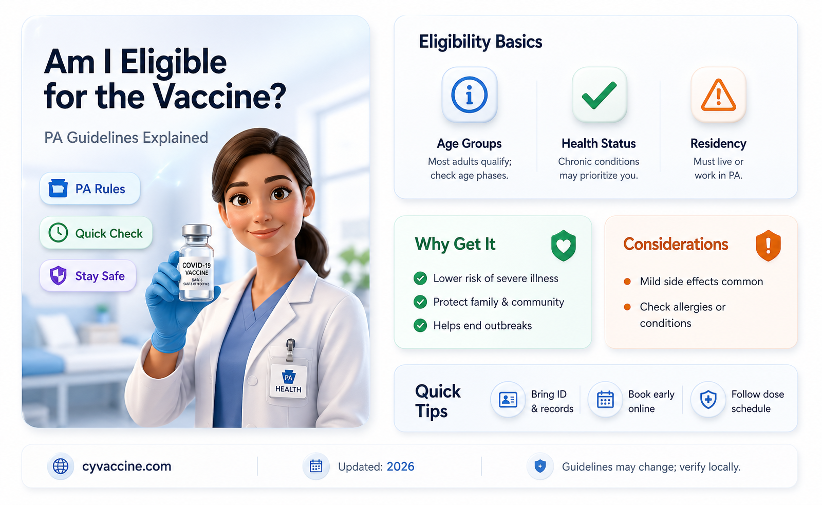 am i eligible for vaccine pa