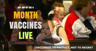 Vaccines at 4 Months: Are They Live or Not?