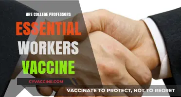 Are College Professors Essential Workers? Vaccine Prioritization Debate Explored