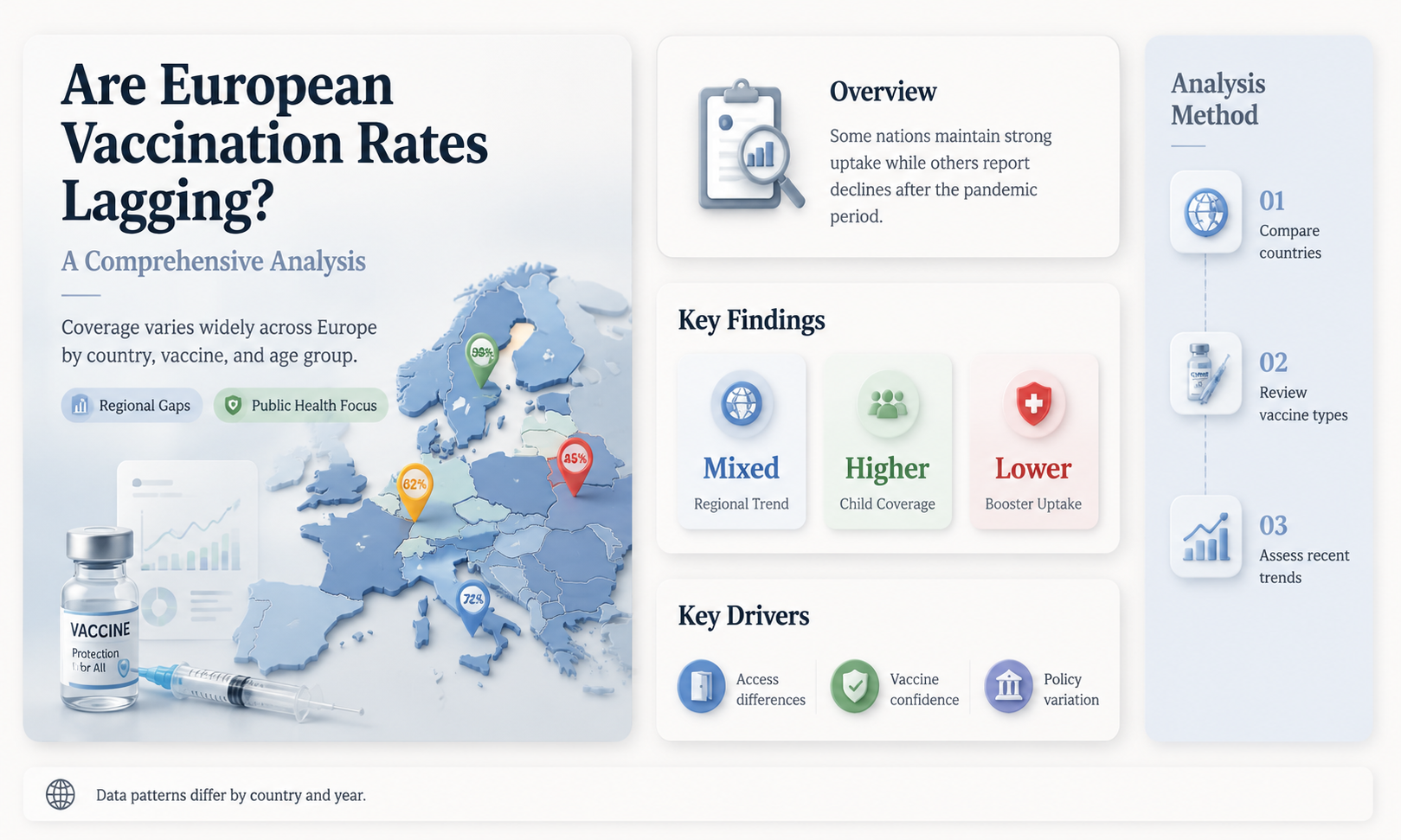 are vaccination rates in euope low