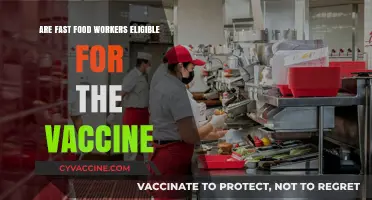 Fast Food Workers: Who's Eligible for Vaccines?