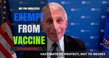 Are FDA Employees Exempt from COVID-19 Vaccine Mandates?