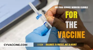Who Gets Vaccinated? Food Service Workers' Eligibility