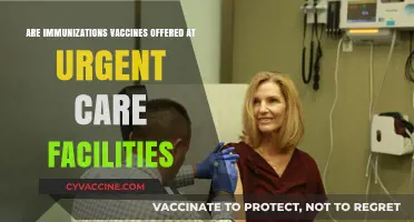 Urgent Care Facilities: Immunizations and Vaccines Available?
