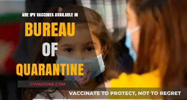 IPV Vaccines: Availability at the Bureau of Quarantine