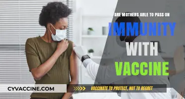 Vaccine Immunity: Can Mothers Pass It On?