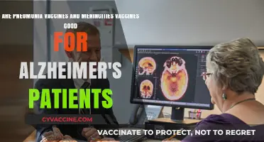 Pneumonia, Meningitis Vaccines: Benefits for Alzheimer's Patients?