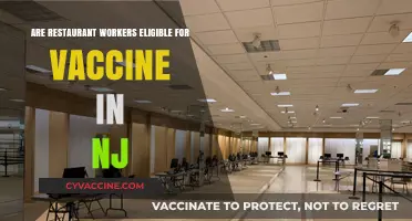 Restaurant Workers: Who Gets Vaccinated in New Jersey?