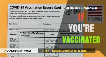 Vaccination Status: Can Teachers Ask?