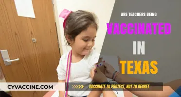 Texas Teacher Vaccinations: Progress, Challenges, and Priority Updates