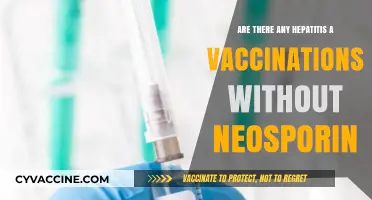 Hepatitis A Vaccinations: Avoiding Neosporin