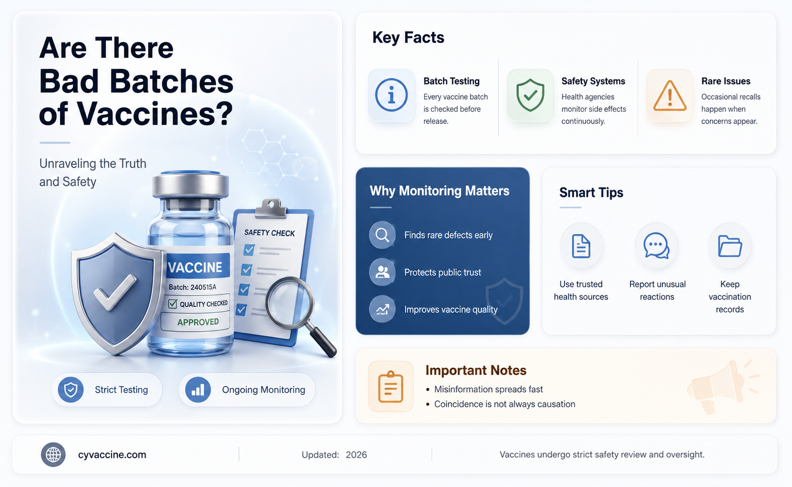 are there bad batches of vaccines