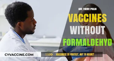 Polio Vaccines Without Formaldehyde: Are They Available and Safe?
