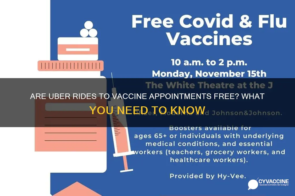 are uber rides to vaccine free