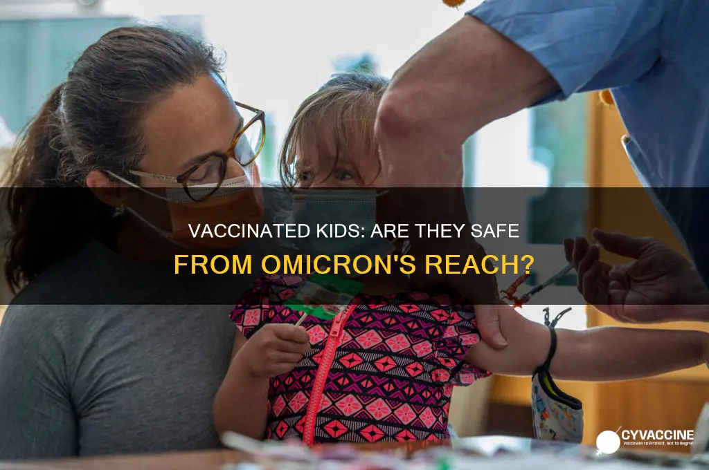 are vaccinated children protected against omicron