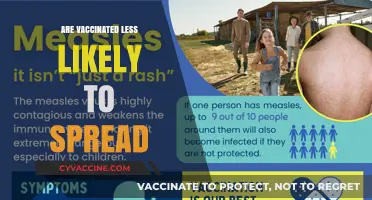 Vaccinated Individuals: Lower Transmission Risks and Community Spread Insights