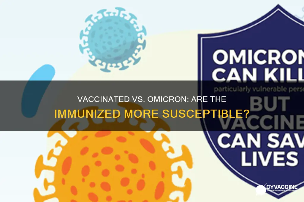 are vaccinated more prone to omicron