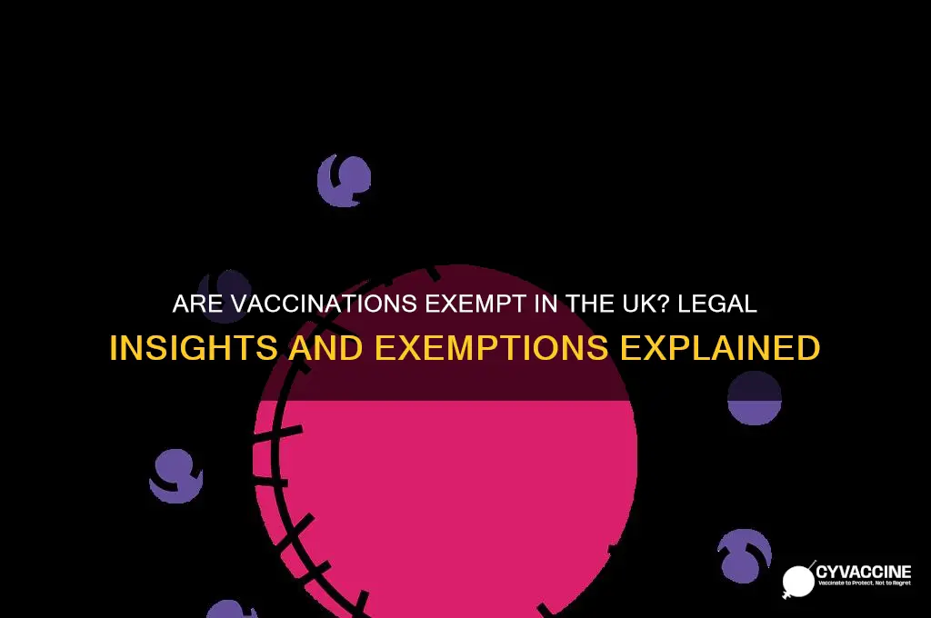 are vaccinations exempt in the uk