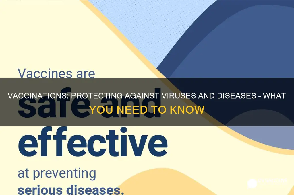 are vaccinations for virus or disease