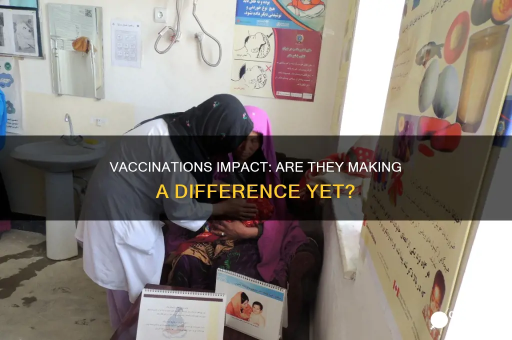 are vaccinations making a difference yet