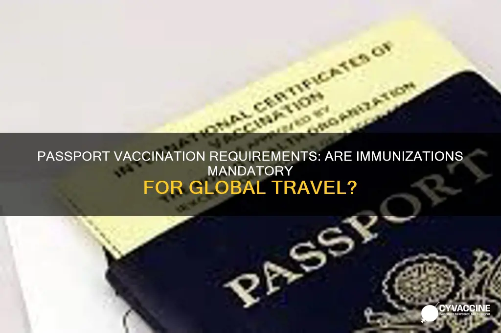 are vaccinations manditory for a passport