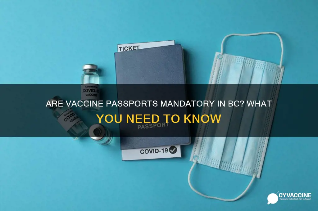 are vaccine passports mandatory in bc