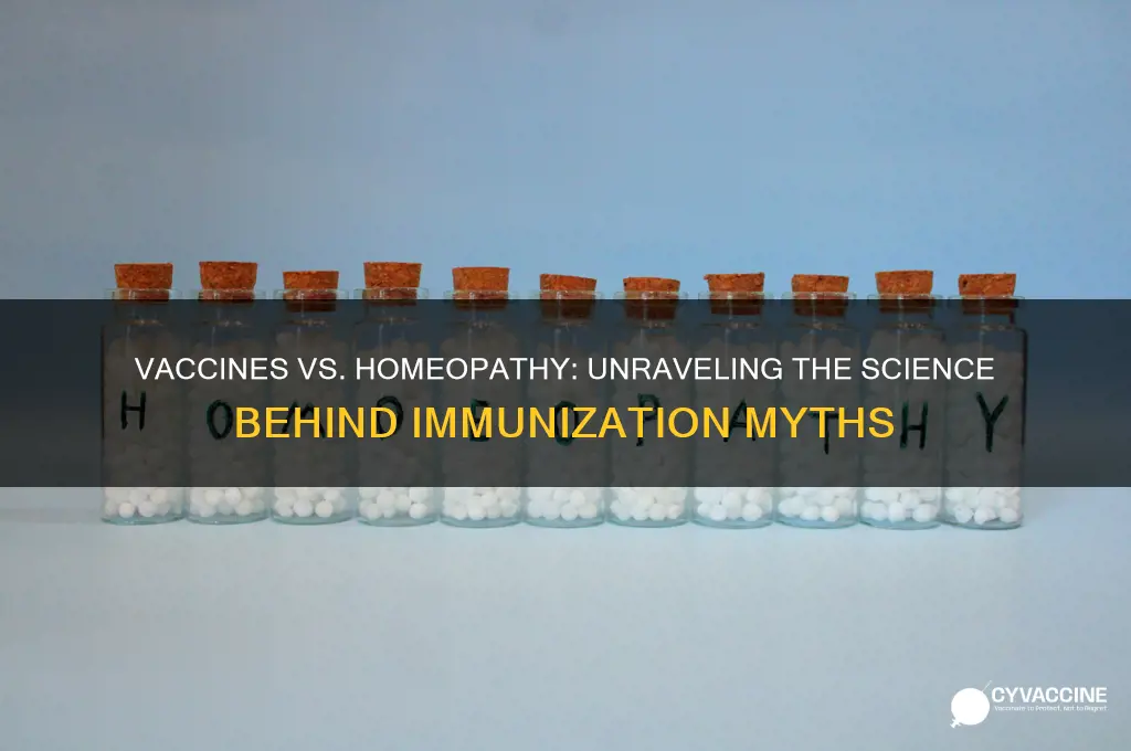 are vaccines a form of homeopathy