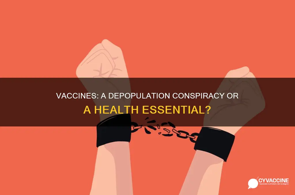 are vaccines actually a way to depopulate the earth