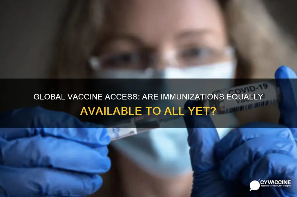 are vaccines available for everyone yet