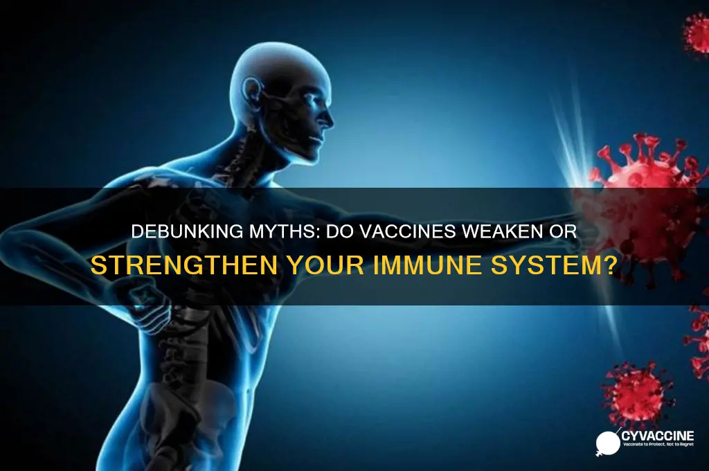are vaccines bad for immune system