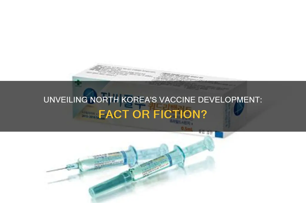 are vaccines created in north korea