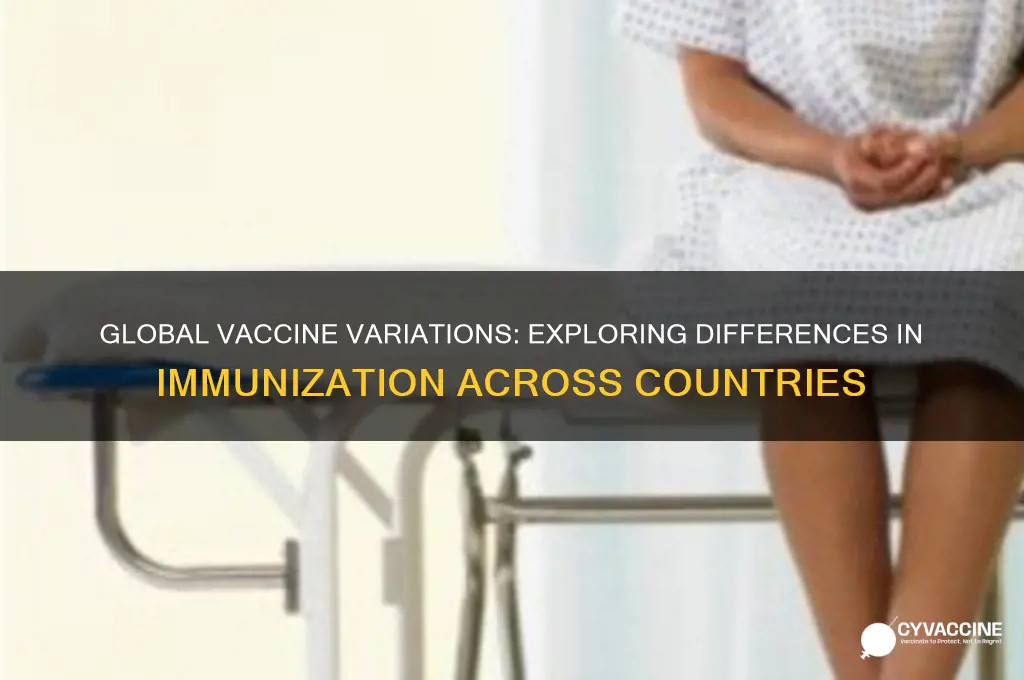 are vaccines different in different countries
