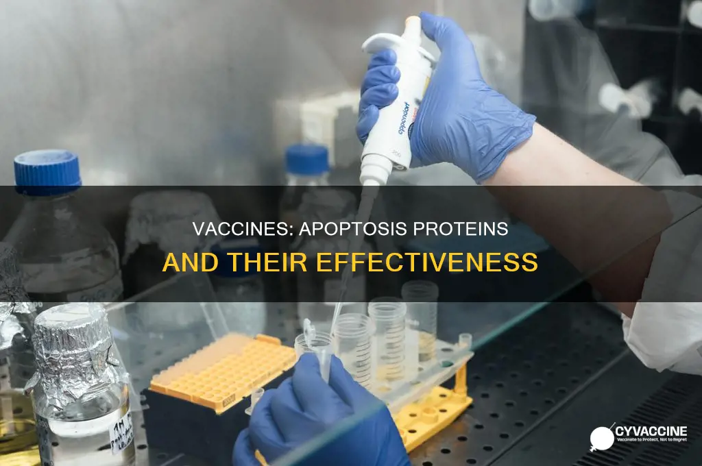 are vaccines effctive against proteins that signal apoptosis