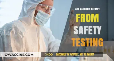 Vaccine Safety Testing: Are They Exempt from Standard Protocols?