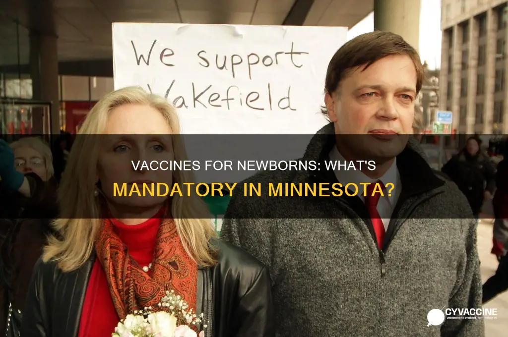 are vaccines for new borns mandatory in mn