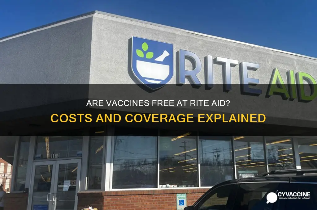 are vaccines free at rite aid