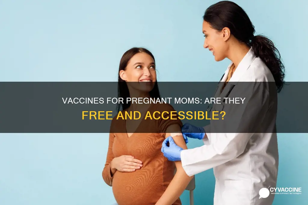 are vaccines free for pregnant mothers