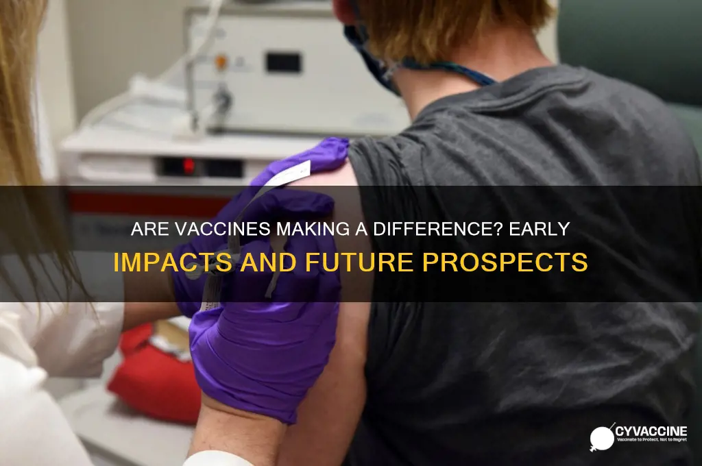 are vaccines having an impact yet