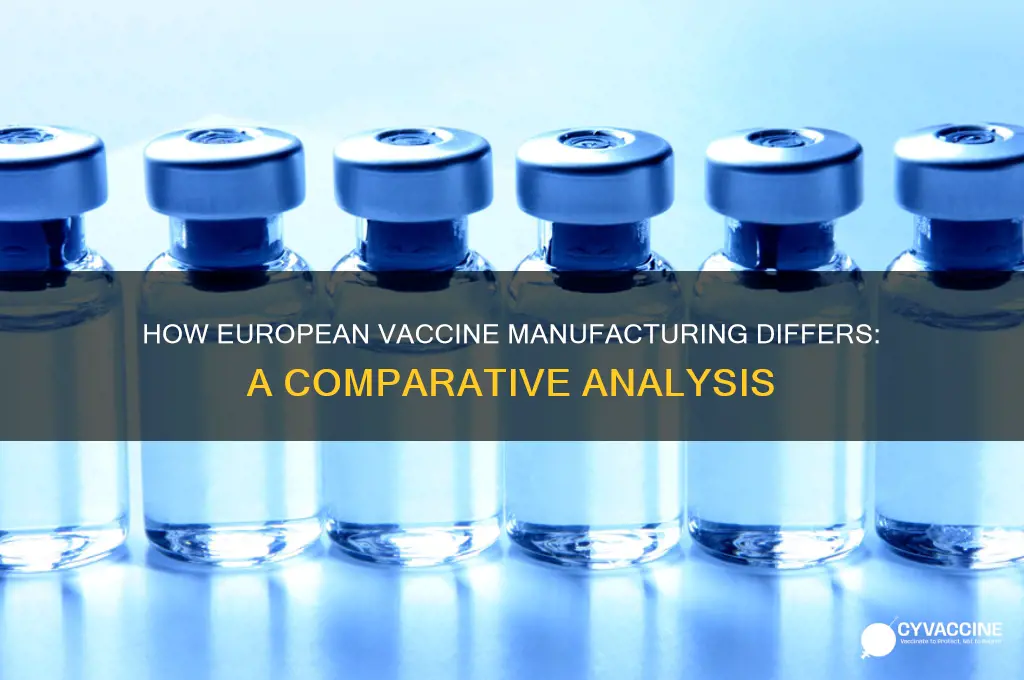 are vaccines made differently in europe