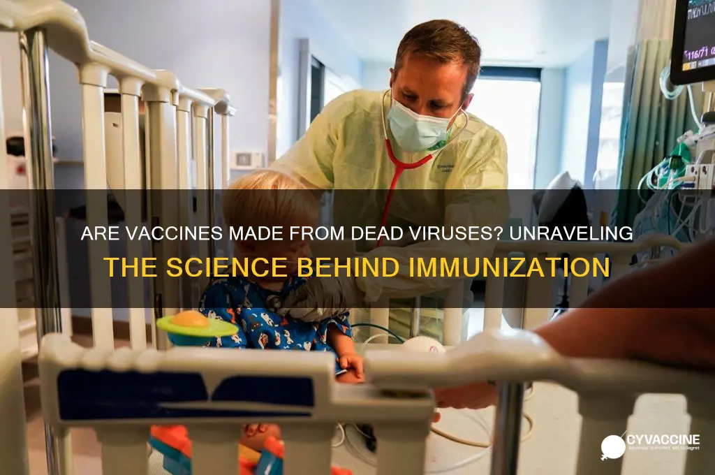are vaccines made from dead viruses