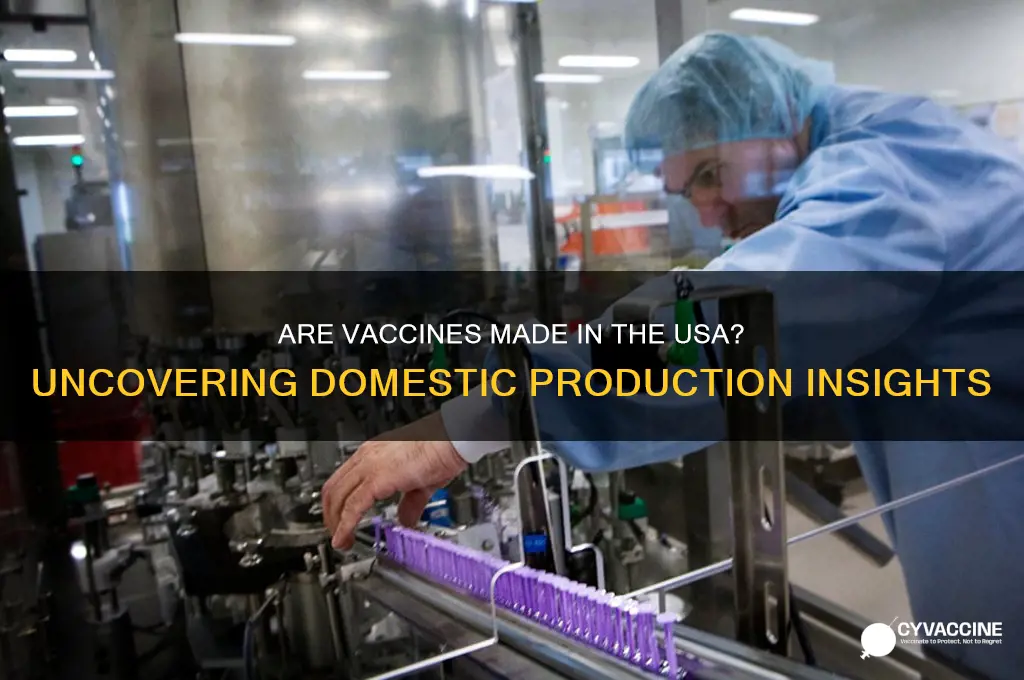 are vaccines made in the usa