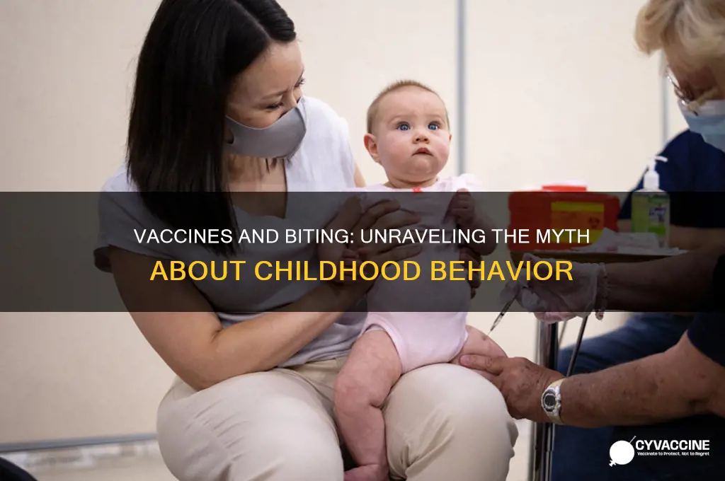 are vaccines making my child bite