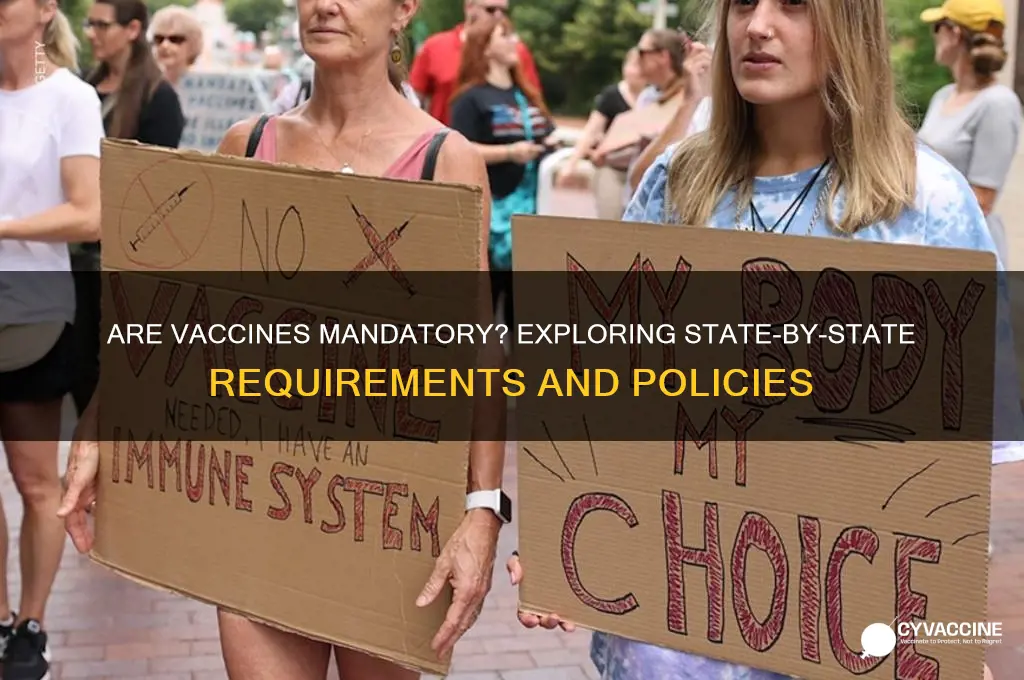 are vaccines mandatory in all states