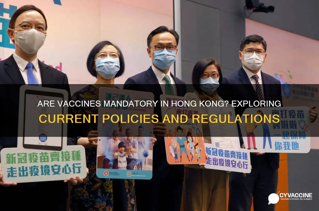 are vaccines mandatory in hong kong