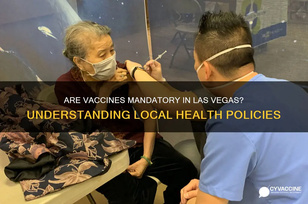 are vaccines mandatory in las vegas