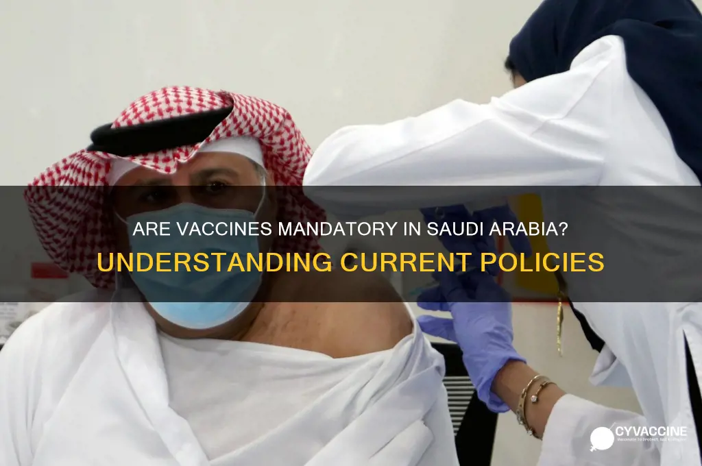are vaccines mandatory in saudi arabia
