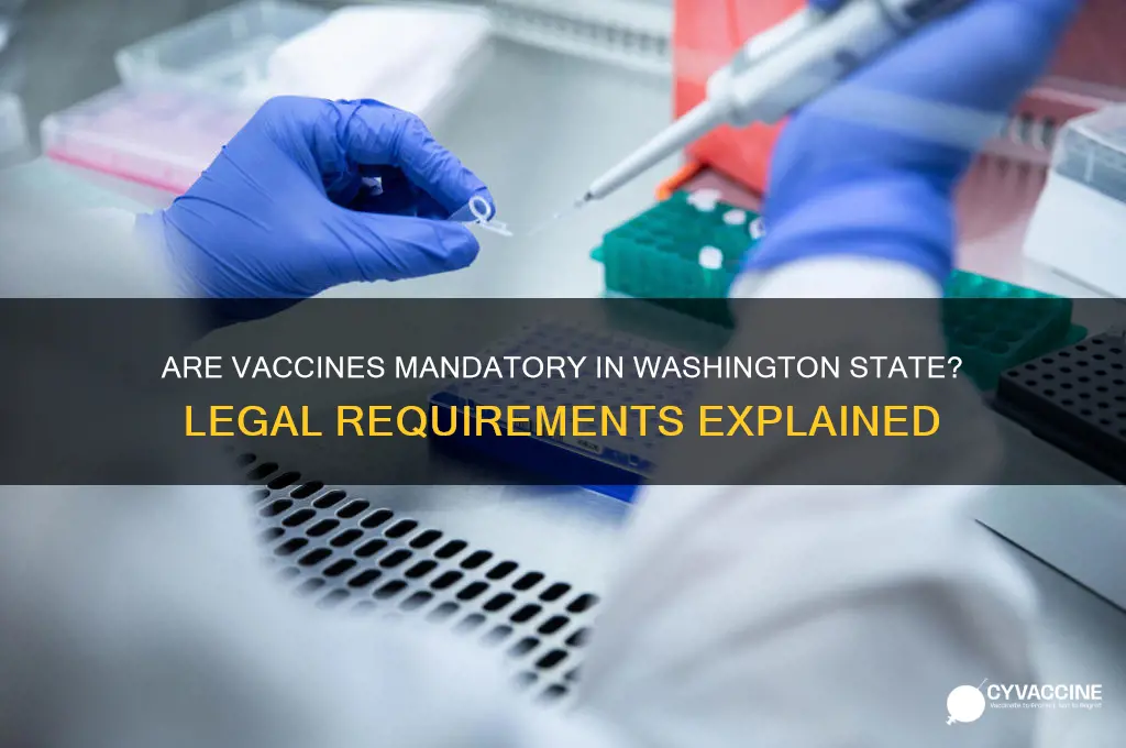 are vaccines mandatory in washington state
