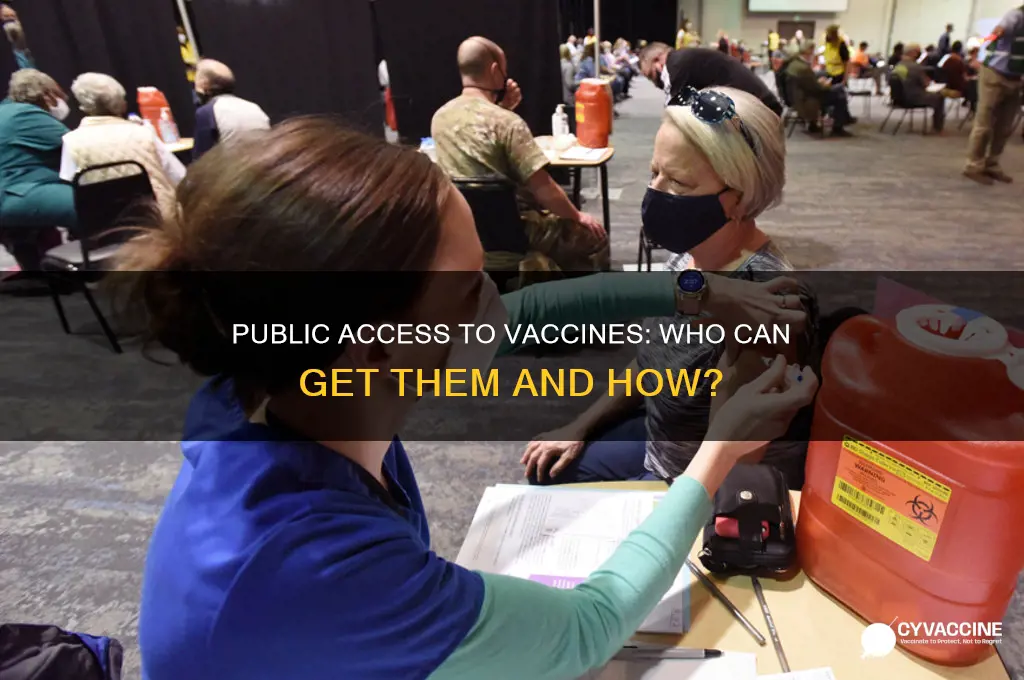 are vaccines open to the public