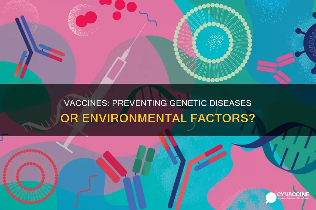 are vaccines preventing genetic diseases or environmental factors