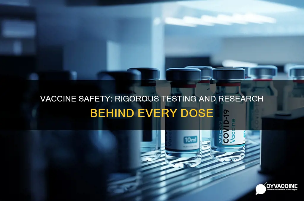 are vaccines studied and tested properly